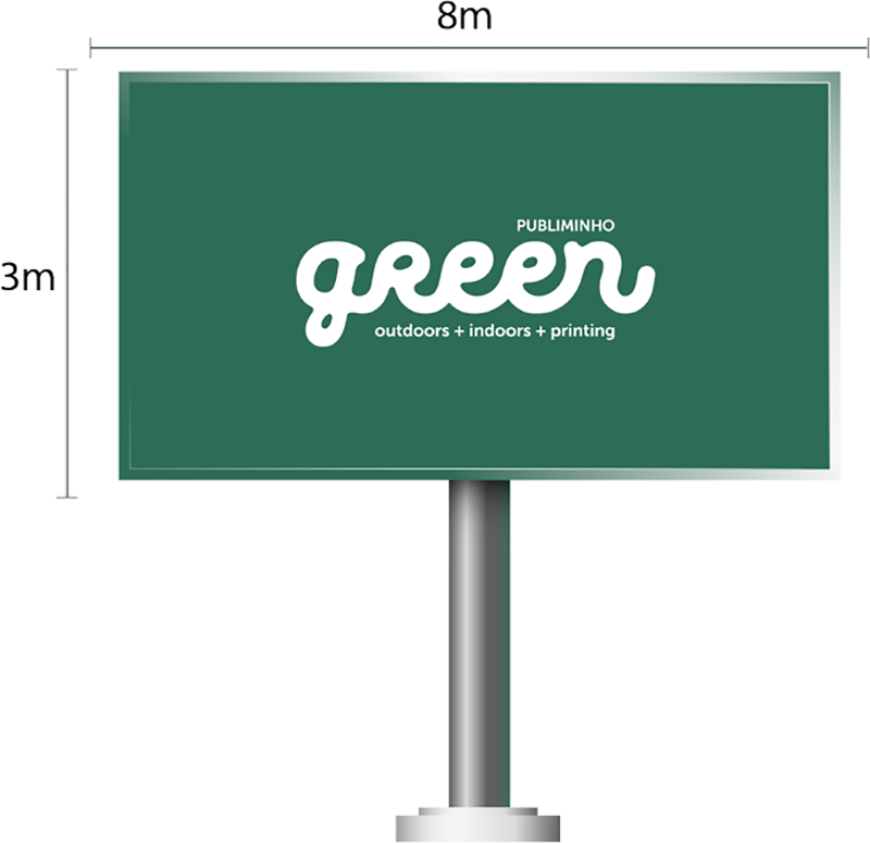 Outdoors Green | 8X3